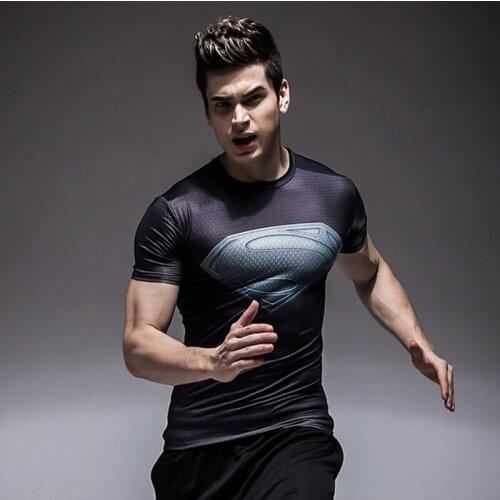 New 3D Printed Summer T Shirt Men Compression Short Sleeve T-Shirt Fashion School Cosplay Tshirt Fitness Clothing Tops&Tees