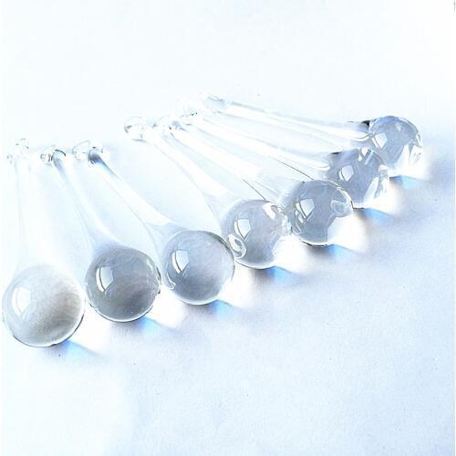 10pcs/lot 20*80mm Clear Raindrops crystal Chandelier Parts,lamp Glass hanging pendants,crystal beads curtain Accessories