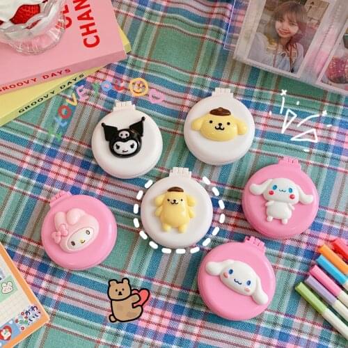 Cartoon girl heart air cushion comb mirror portable smooth hair curls air cushion massage comb female