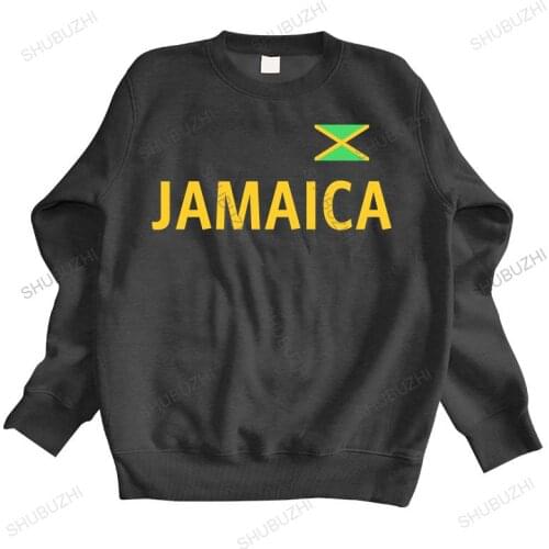 Homme cotton hoodie fashion JAMAICA hoodies schwarz/gelb mit Flagge jamaica rasta reggae drop shipping men autumn sweatshirt