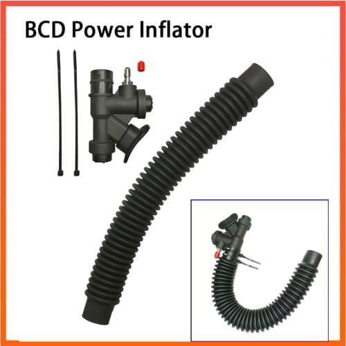 Scuba Diving BCD Inflator K Valve Corrugated Inflator Hose Replacement Inflator Buoyancy Compensator Device