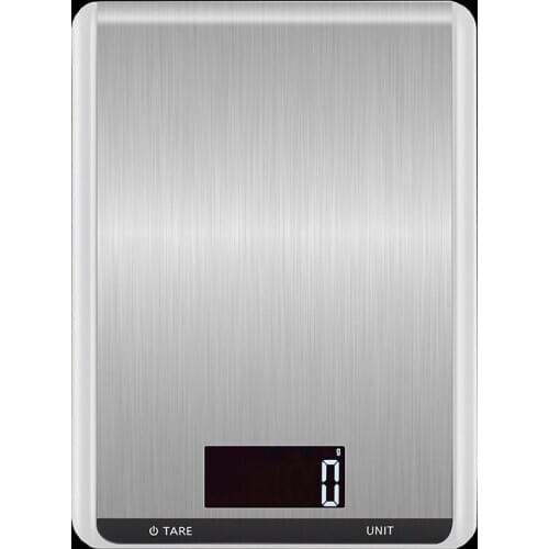 The new kitchen scale 5kg stainless steel flat baking scale high precision electronic platform scale 10kg factory direct sales g