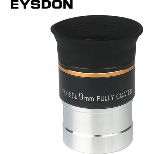 EYSDON Telescope Eyepiece PLOSSL 9mm Fully Coated 1.25 Inch Lens Ocular for Astronomical Telescope