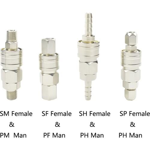 Pneumatic fitting C type - locking Quick Connector Male&Female Head high pressure coupling SP SF SH 20 30 40