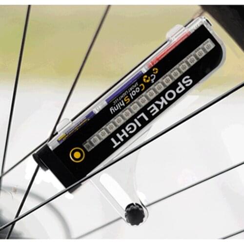 Full-Color LED 21 Pictures Hot Wheels Mountain Bikes Spokes Decoration Waterproof Riding Equipment Bicycle Night Safety Lighting