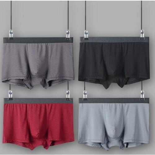 3pcs/Lot Knit Underpants 2020 New Arrival Shorts Men Underwear Cotton Soft Mens comfortable Male plus size