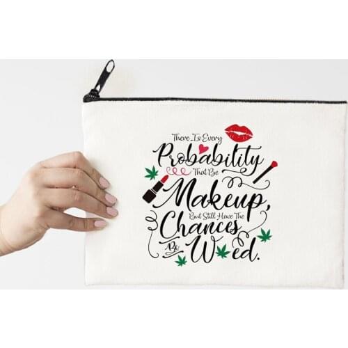 Funny Makeup Bag Mama Cosmetic Case Travel Toiletries Organizer Gift for Teacher Female Storage Make Up Pouch Pencil Bag