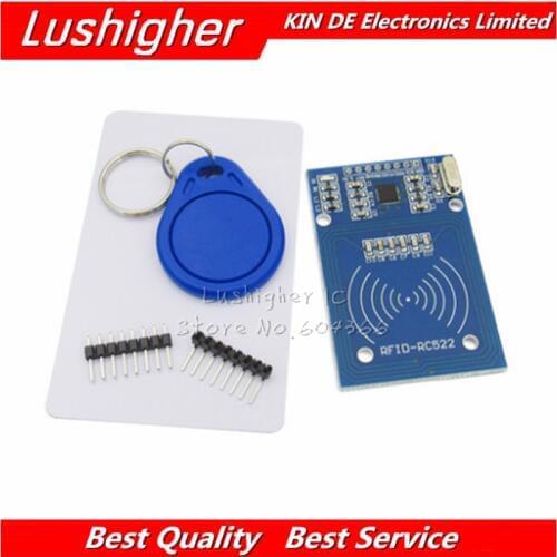 1PCS MFRC-522 RC-522 Module S50 RC522 Wireless IC RFID Fudan MFRC522 SPI Writer Reader Card Key Chain Sensor Kits 13.56Mhz