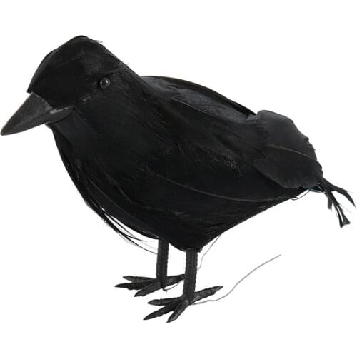 1PCS Halloween Crow Fake Bird Toys Ravens Prop Fancy Dress Decoration Props