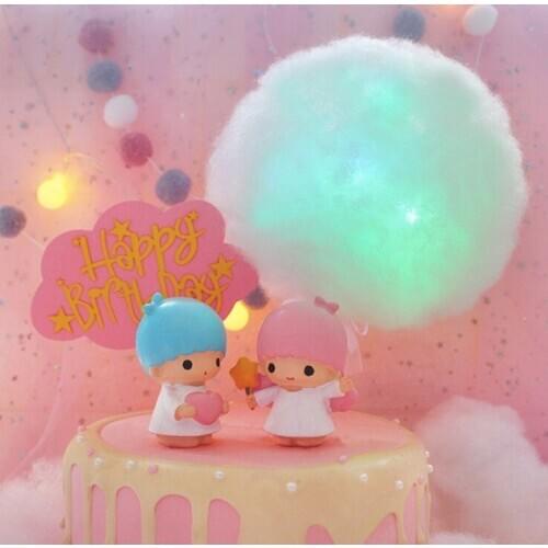 10pcs Resin Cute Pink Girl Theme Party Cake Topper Boy Cake Birthday Kids Favors Cake Topper for baby shower Dessert Decorations