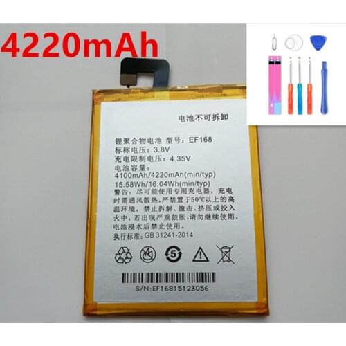 100% New 4220mAh EF168 Battery for PPTV Kings 7 king 7S King7 PP6000 Batteries + free gfit