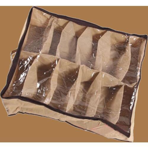 12 Grid Transparent Shoebox Dustproof Moisture Resistant Shoebox Super Shoes Box