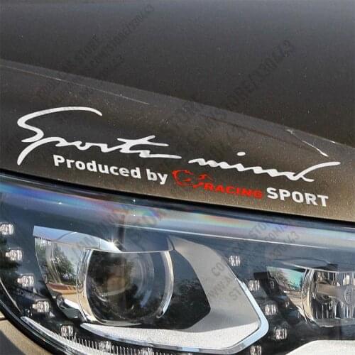 2 Pieces New Arrival Sports Mind Car Covers Sticker Decal Car-Styling For All Car exterior accessories