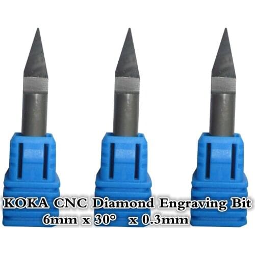 6mm*30degree*0.3mm,Freeshipping cnc solid carbide end mill,machine insert bit,diamond flat bottom engraving bit,marble, stone