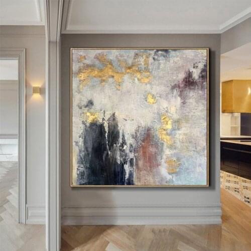 Large Wall Art Abstract Thick Oil Painting Handmade Modern Paintings On Canvas Home Office Wall Decoration Pictures Handpainted