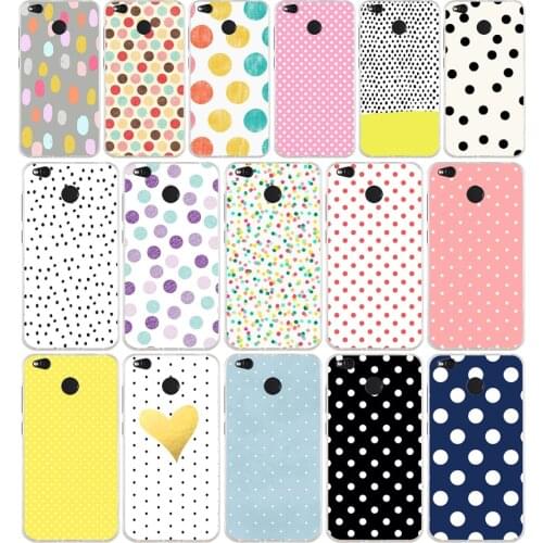 268FG Polka Dots Soft Silicone Tpu Cover phone Case for xiaomi redmi 7 7a note 4A 4X 6 Pro 6A 7