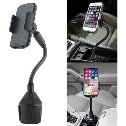 Cell Phone 360 Degrees Adjustable Gooseneck Cup Holder Cradle Flexible Neck Cradle for Smart Phone