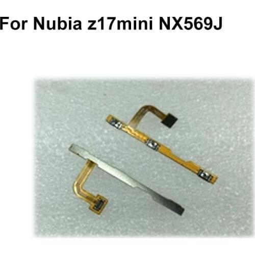 For nubia Z17 mini NX569J NX569h Test Good On/Off Power + Button Keypad volume Flex Cable Ribbon For ZTE Nubia Z17mini