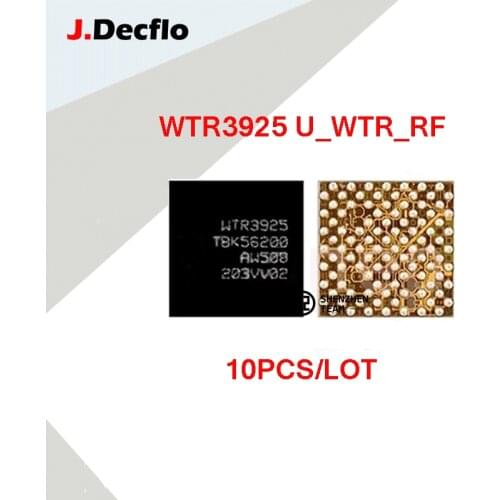 JDecflo 10Pcs/Lot IF IC WTR3925 U_WTR_RF Intermediate Frequency For iPhone 6S 6SP 7 7P XCVR0_RF RF Transceiver IC BGA Chipset