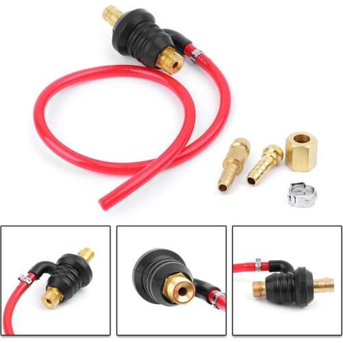 0.5m Red Hose Tig Torch Gas Adaptor 095 Stepless Clamp For WP 17 18 26 Welding Torch Mayitr