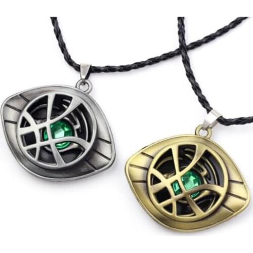 Hot Toys Marvels Doctor Eyes Keychain Infinity Time Stones Strange Necklace Keychain Figure Pendant Childrens Birthday Gift