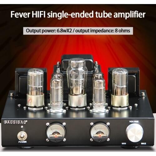 KYYSLB M2c 6. 8w*2 8 Ohm Fever HIFI Amplifier Tube Amplifier Scaffolding Tube Class A Single-ended Parallel Pure Tube Amplifier