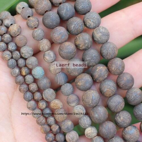Frost/Matte Natural Bronzite Healing Stone Smooth Roundbeads,For DIY Jewelry Making !We provide mixed wholesale for all items