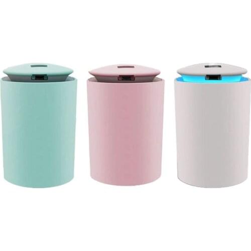 J0PE 260ml LED Mini Air Humidifier Aroma Essential Oil Diffuser Aroma Mist Purifier
