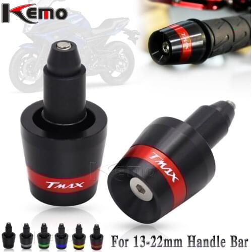 Motorcycle 13-22mm Handle Bar End Weight Handlebar Grips Cap Plug For Yamaha T-MAX 530 TMAX530 NMAX155 XMAX 250