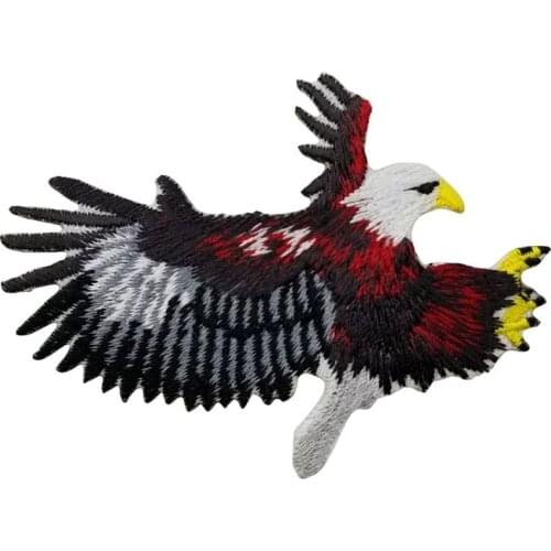 Eagle of America patch biker applique custom cool front embroider iron on military vest patch cloth stickers