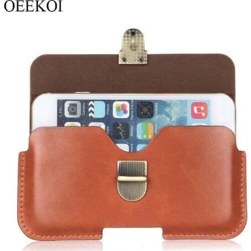 OEEKOI PU Leather Belt Clip Pouch Cover Case for Explay Five/HD Quad/HD/Dream/X-tremer/Rio/Five/Fresh/Rio Play/Phantom 5 Inch