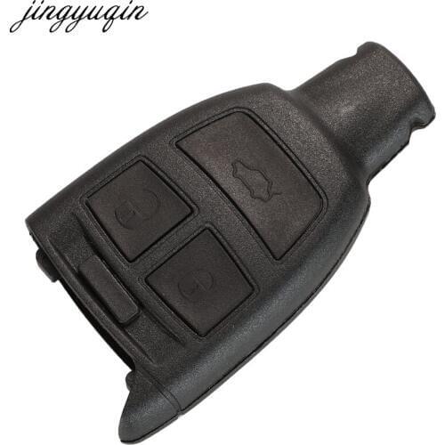 Jingyuqin Remote Car Key Case Shell For Fiat Croma No Blade 3 Buttons Smart Auto Key Blank Replacement