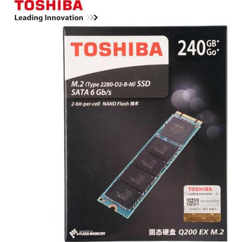 Toshiba Q200EX Series 240G M.2 2280 Solid State Drive 240GB NGFF Internal SSD 6Gb/s 550MB/S for Laptop Desktop PC
