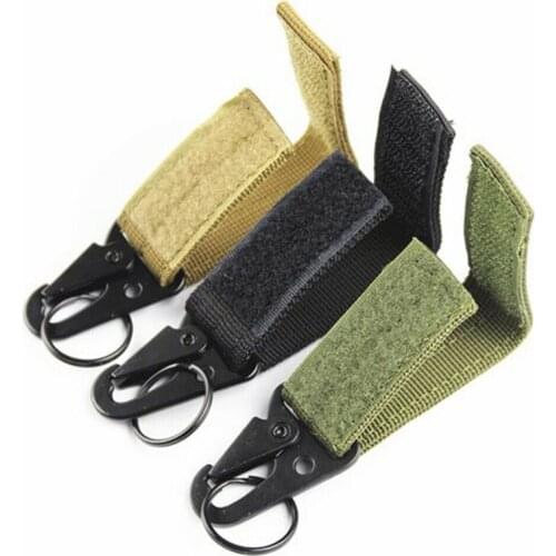 Outdoor Tactical Belt Buckle High Strength Nylon Carabiner Tactical Backpack Key Hook Webbing Belt Buckle Hunting Equipment