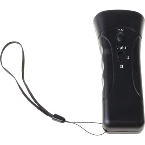 LED Ultrasonic Dog Training Repeller Anti-barking Trumpet Control Stopper Device