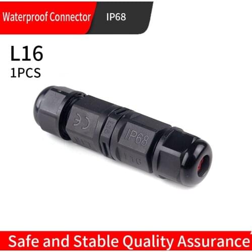 IP68 Waterproof Connector L16 2/3Pin Electrical Terminal Adapter Wire Connector Screw Pin connector LED Light Outdoor Connection