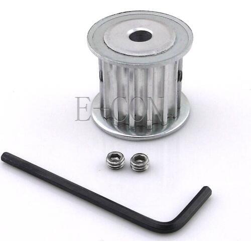 5pcs HTD5M15 Timing Pulley 15teeth Synchronization Alumium Bore 5mm/6mm/6.35mm/8mm/10mm/12mm Teeth Width 21mm for Stepper motor