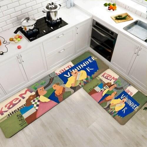 Abstract Portrait Nordic Doormat Anti-slip Entrance Door Mat Cartoon Animal Floor Mats Rug Carpet Living Room Bedroom Area Rugs