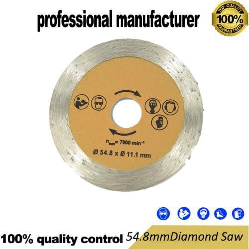 54.8mm diamond saw blade for mini hand saw tools for tile stone steel and marble cutting at good price and fast delivery