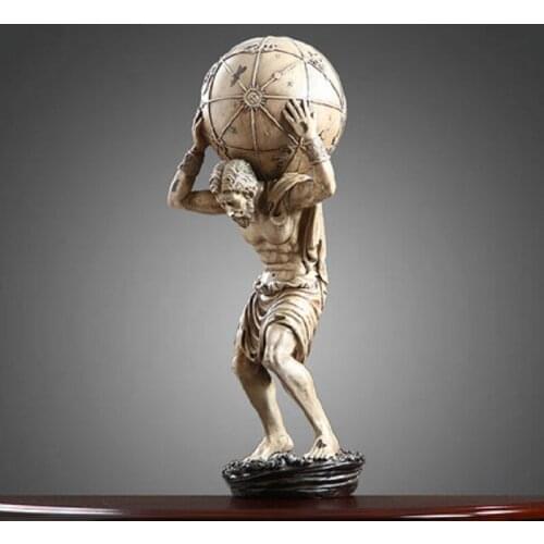 AMERICAN EUROPEAN LIVING ROOM FIGURE SCULPTURE ORNAMENT CHALLENGER WINE CABINET OFFICE MODEL ROOM DECORATION