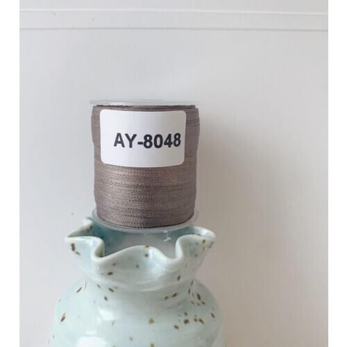 AY-8048 A Roll Wholesale 2mm-36mm 100% Pure Silk Embroidery Ribbons Handcraft Supply Double Faced Thin Taffeta Silk Ribbon