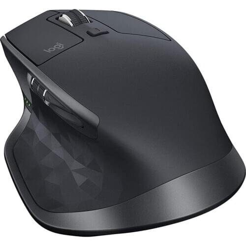 Logitech MX Master 2S Wireless Mouse – Use on Any Surface, Hyper-fast Scrolling, Ergonomic Shape, Rechargeable, Control up to 3