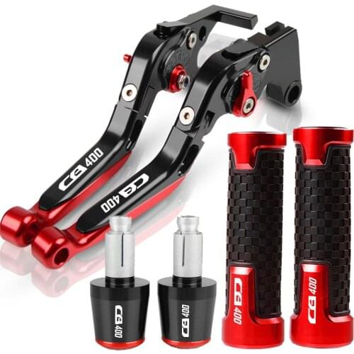 For HONDA cb400 CB 400 SF VTEC 1992 1993 1994 1995 1996 1997 1998 Motorcycle Handle bar grip ends Adjustable Brake Clutch Levers