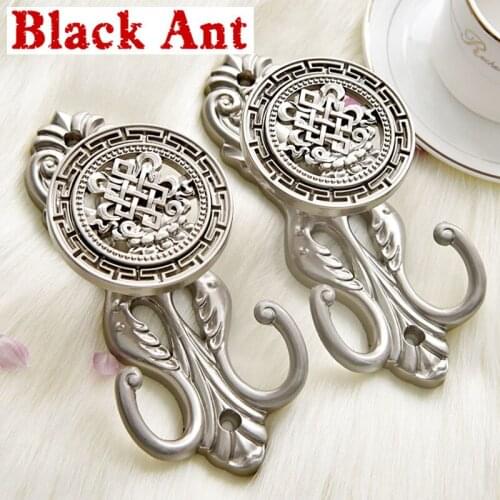 Europe Wall Hook Alloy Curtain Hooks Holdback Tassel Tieback Hanger Holder Curtain Hanging Accessory CP130#30