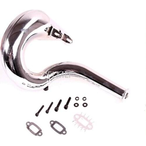 Second-generation Tuned Pipeline Muffler Silencer Fit for 1/5 HPI ROVAN ROFUN KM GTB TS BAJA 5B 5T 5SC