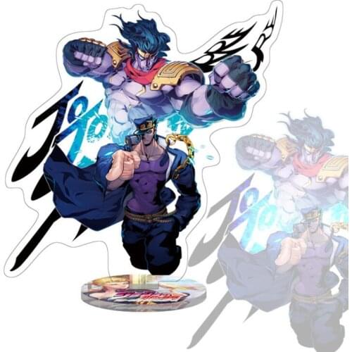 JoJos Bizarre Adventure Giorno Giovann Guido Mista Acrylic Stand Figure Desktop Decoration Collection Model Toy Cosplay Doll