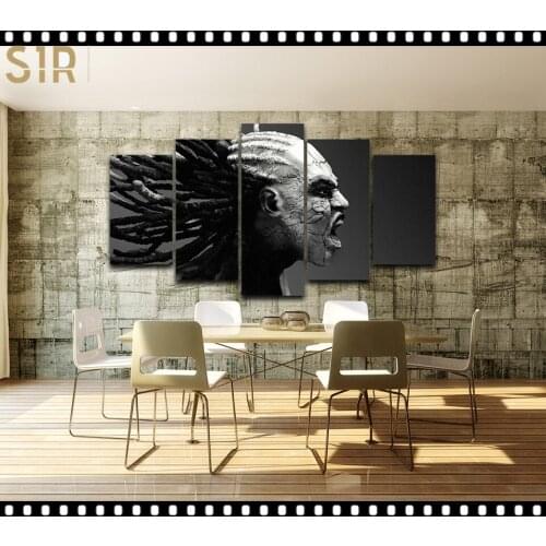 Wall Painting Canvas Printing HD Classic Movie Animation 5 Panel Home Decoration Template Living Room Poster Anime Decor Hero