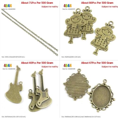 Jewelry Making Charms Wholesale Suppliers Chain 2.5mm Princess Girl Electric Guitar Oval Cabochon Base Blank 40x30mm