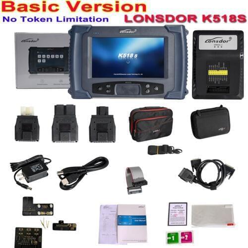 New LONSDOR K518S Key Programmer Basic Version No Token Limitation Support All Makes With lifetime Free Update