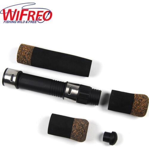 1 Set Fishing Rod Handle with Reel Seat Set Jigging Rod Lure Casting Rods DIY Repair Handles #18 DPS Soft Wine Cork Knob